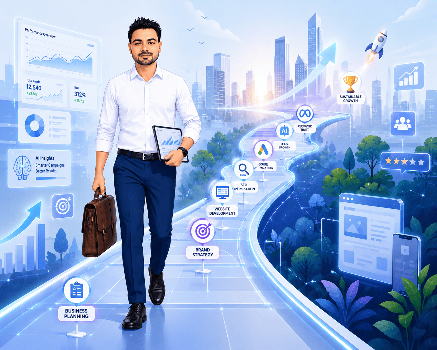 The path from business planning to sustainable growth